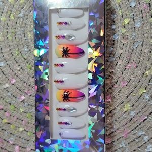 Summer Theme Press On Nails